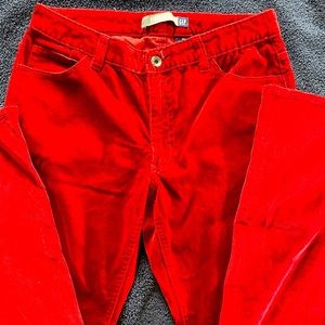 Gap Velvet Boot Cut Pants